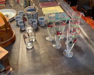 VINTAGE BAR GLASSES