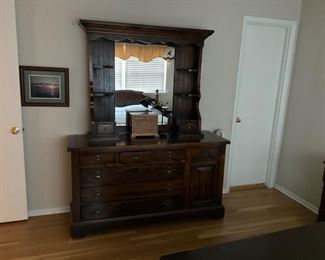 DARK BEDROOM SET