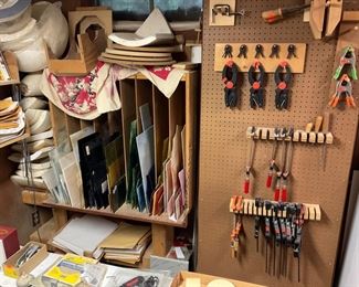 CLAMPS AND ART GLASS