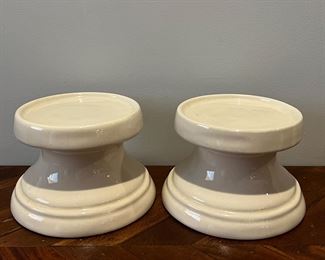 Pottery Barn Pillar Candle Holders