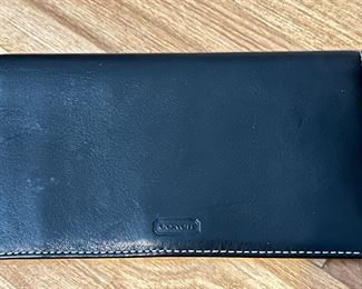 Coach Checkbook Cover