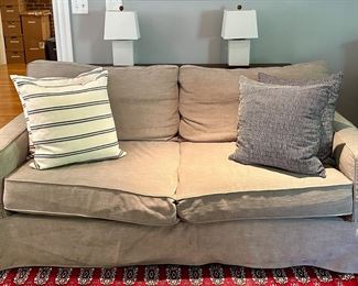 Pottery Barn Slipcovered Sofa