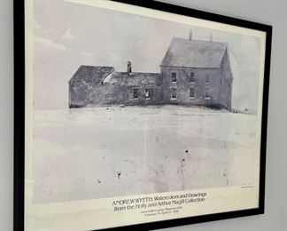 Framed Andrew Wyeth Poster