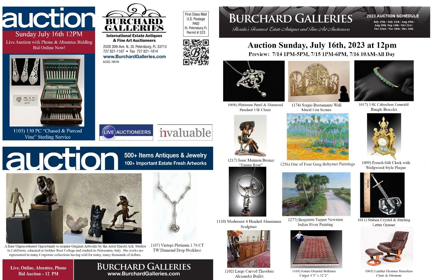 Auction Estate Antiques Fine Art Jewelry starts on 7/16/2023