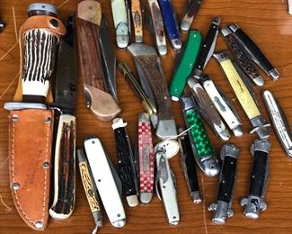 Pocket knife collection 