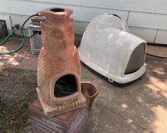 Owl Chimenea