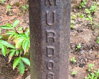 Antique Murdock cast iron water fountain