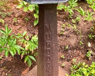Antique Murdock cast iron water fountain