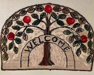 Vintage welcome mat