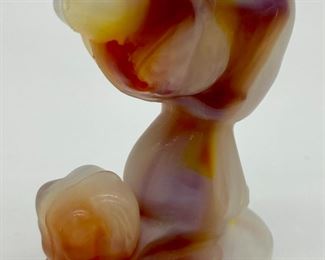 Vintage slag glass Snoopy