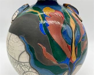 Mike Ferree large vase with lid