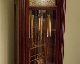 Colonial grandfather clock