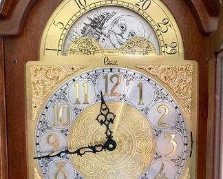 Colonial grandfather clock