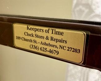 Colonial grandfather clock