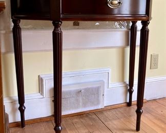 Bombay Co. half moon accent table