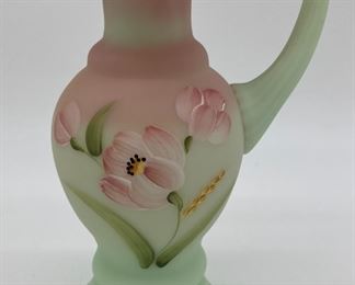 Vintage Fenton 2004 Museum Collection pitcher signed