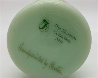 Vintage Fenton 2004 Museum Collection pitcher signed