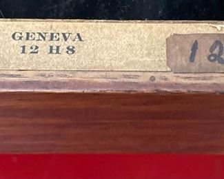 Vintage small wood four drawer chest