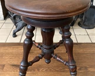 Antique claw & ball stool