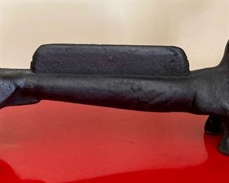 Cast Iron Dachshund bood scraper