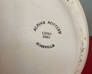 Alpine Pottery painted jug