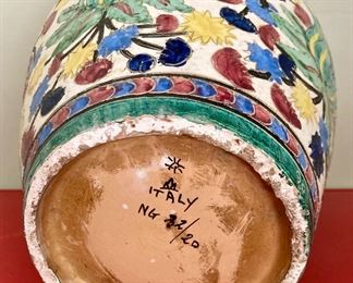 NG hand-painted Italian vase
