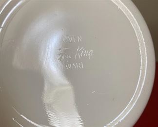 Fire King Tulip mixing bowls set