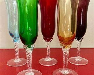 Vintage Crystalex Bohemia crystal (set of 5)