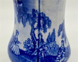 Vintage blue and white Romantic Flo Blue, Staffordshire, England