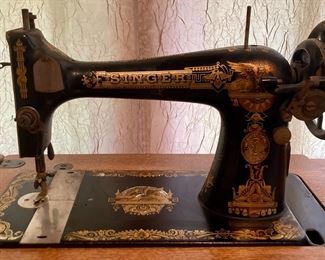 Antique Singer sewing machine