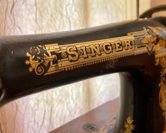 Antique Singer sewing machine
