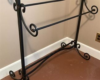 Wrought Iron quilt rack