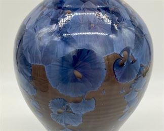 Phil Morgan 1988 crystalline vase