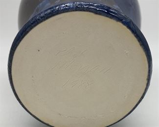 Phil Morgan 1988 crystalline vase