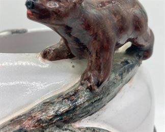 1990 Holly Hill Pottery Laurel Lei planter