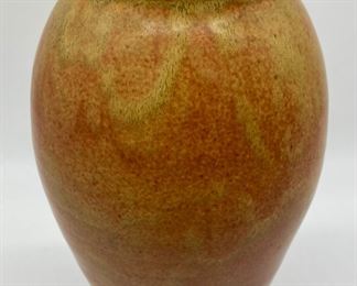 Signed Seagrove pottery vase