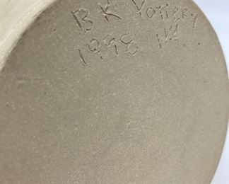 1998 BK Pottery "HY"