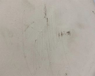 Seagrove pottery oil lamp base