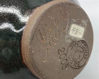 2005 Jugtown Ware signed pottery vase