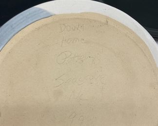 1999 Down Home Pottery plates