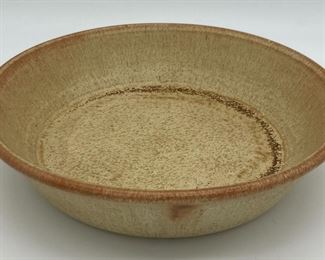 ML Owens pottery pie plate