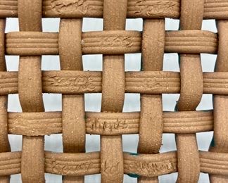 1999 Earth Spirit pottery woven basket
