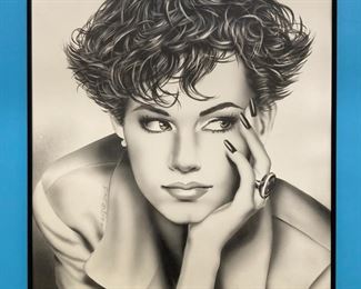 Framed AF Giroud salon art