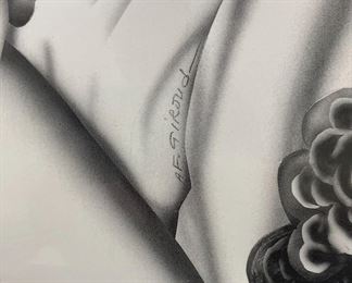 Framed AF Giroud salon art