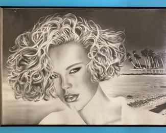 Framed AF Giroud salon art