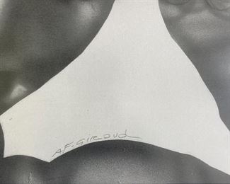 Framed AF Giroud salon art