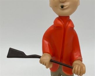 Vintage Wilton duck hunter cake topper