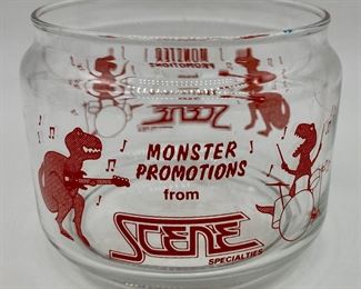 Monster Promotions from Scene Specialties glass dinosaur bowl