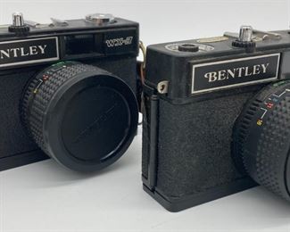 Vintage Bentley WX-3 film cameras