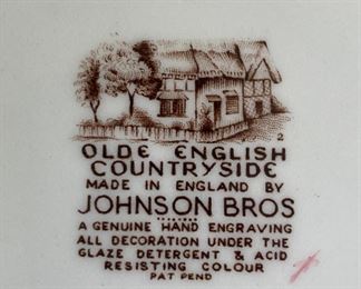 Vintage Johnson Brothers china "Olde English Countryside" set